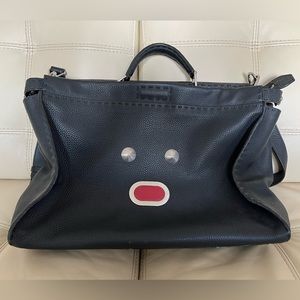 Fendi Black Packaboo Mens Tote Bag